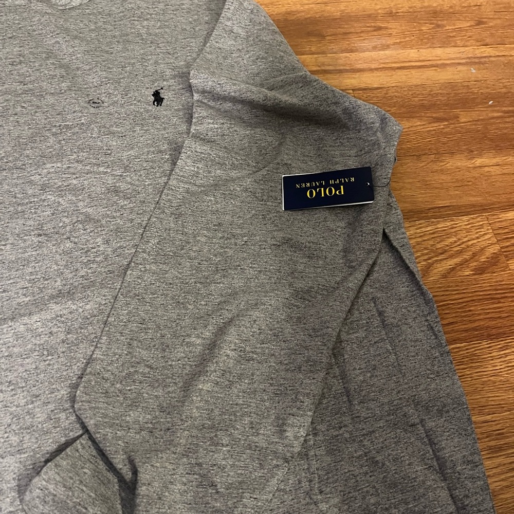 Polo by Ralph Lauren Heather Gray long sleeve hoodie - Picture 2 of 6